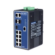 EKI-7657C 7+3G Combo Port Managed Redundant Switch w/ 2 x DI/O