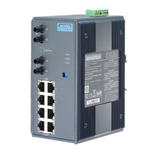  EKI-7529MI 8+2 Multi-mode FO Unmanaged Switch with W/Temp
