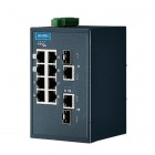ETHERNET DEVICE, 8FE+2G Ind. Switch with Modbus TCP/IP.