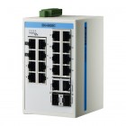 ProView 16-Port Gigabit 2x RJ45/SFP Combo - Unmanaged Ind. Switch 