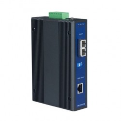 10/100/1000T (X) to Fiber Optic Gigabit Ind. Media Converters