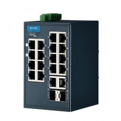 16 + 2G Combo Port Entry Level Managed Switch Supporting Modbus/TCP