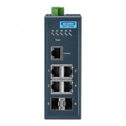 4FE+2G SFP Managed Ethernet Switch, -40~75℃