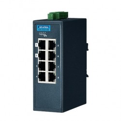 ETHERNET DEVICE, 8FE Ind. Switch with Modbus TCP/IP.