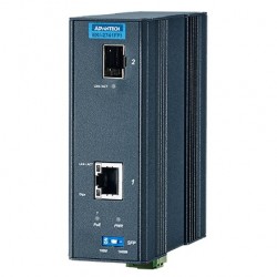 Gigabit Media Converter SFP with 1x PoE