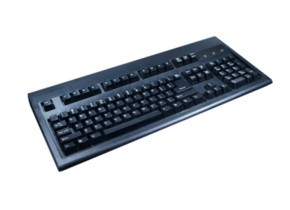 KEYTRONIC USB 104 Key Keyboard Black