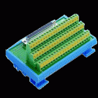 DB-62 Wiring Terminal, DIN-rail Mount